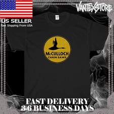 NEW SHIRT MCCULLOCH CHAINSAW LOGO MEN'S T-SHIRT FUNNY AMERICAN USA SIZE S-5XL
