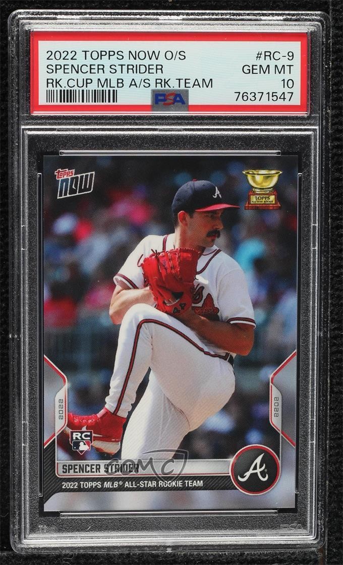 2022 Topps Now Rookie Cup - Spencer Strider #RC-9 /4015 (RC)