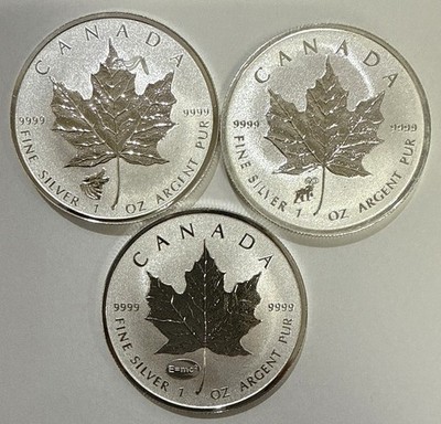 1 oz Canada 9999 Fine Silver Maple Leaf $5 Coin - Random Privy | eBay