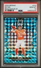 2024 Panini Mosaic - Rookies Bo Nix #312 Reactive Blue Mosaic Prizm (RC) PSA 10