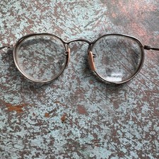 Vintage Metal Safety Glasses
