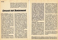 3w6312/ Alte Reklame von 1959 &ndash; BUNDESWEHR