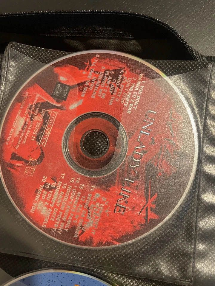 Cd Binder 30+ Cds! Rap/RARE TITLES Good Cond 90s Vintage No Limit Project Pat - Image 2 of 4