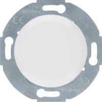 Berker 67100920 Blindverschluss ZentralstüCk Serie 1930/Glas Polarweiß GläNzend