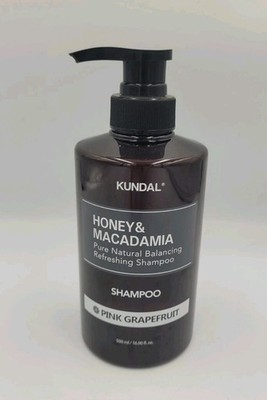 KUNDAL Honey & Macadamia Natural Shampoo 500ml - Pink Grapefruit 