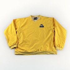 Vintage Forresters Miller Genuine Draft Windbreaker Men L Yellow Made in USA 90s