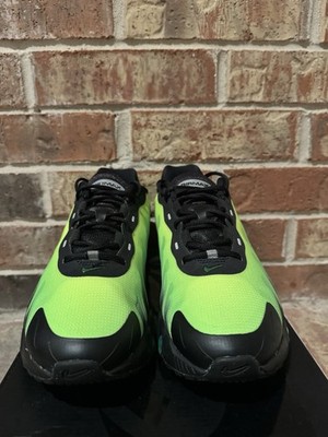 New 9.5 Nike Air Max DN8 Black Lime Green Strike Volt Sneakers