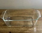Pyrex 213-R 1.5 QT Glass Loaf Pan — 8.5x4.5x2.5” Bakeware Made in USA