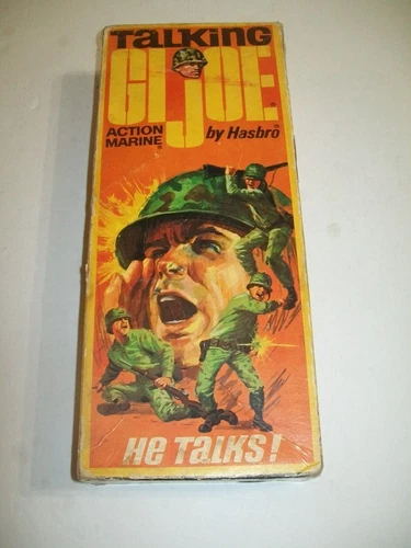 VINTAGE  1967  HASBRO  TALKING  GI  JOE  ACTION  MARINE  EMPTY  BOX