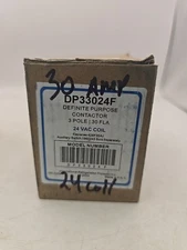 DP33024F 3 Pole 30FLA 24 VAC Coil Contactor