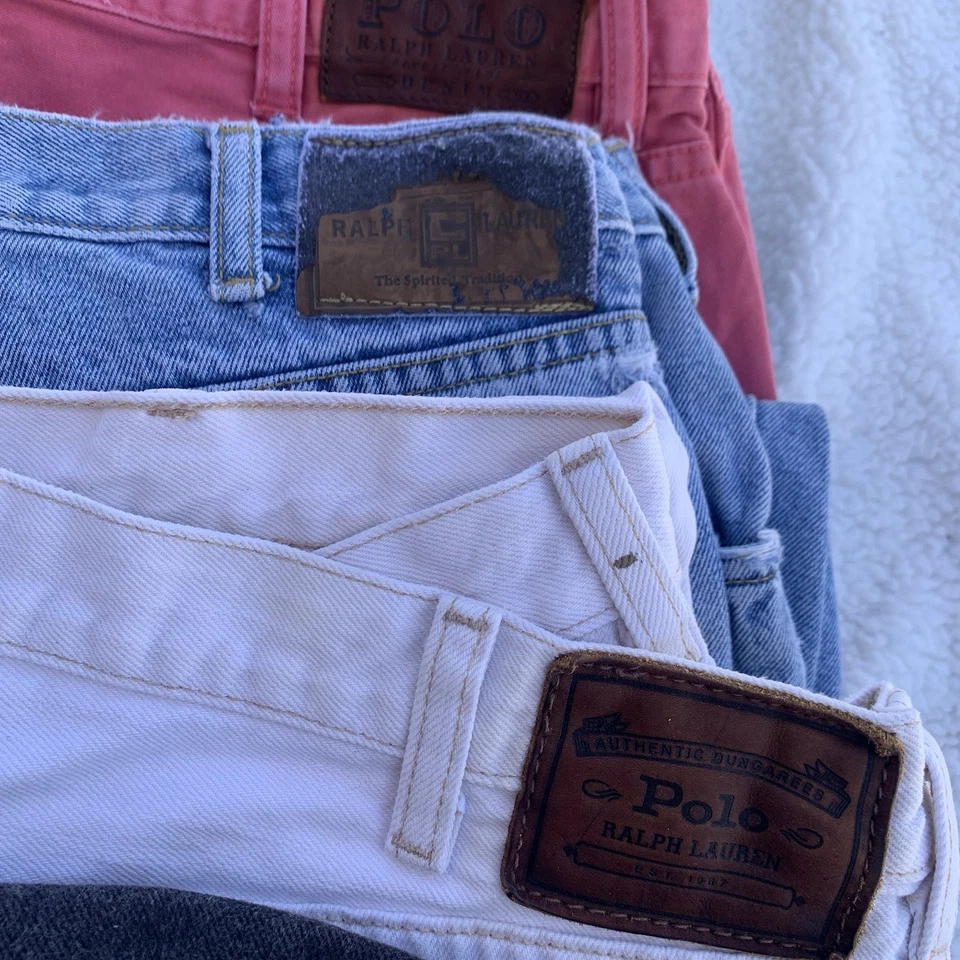 Lote de 15 pantalones Polo Ralph Lauren para hombre talla 35/36 gorras elásticas, LRL BULK Foto 4 de 4