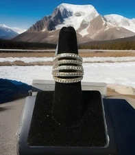 Brighton NEPTUNE’S RINGS Silver Ring Size 7 NWT Rare Find!