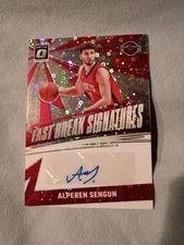 2024-25 Panini Donruss Optic Fast Break Alperen Sengun Disco Signatures Auto