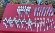 60 Pieces WM ROGERS MFG. CO ORIGINAL ROGERS SILVERWARE Flatware 