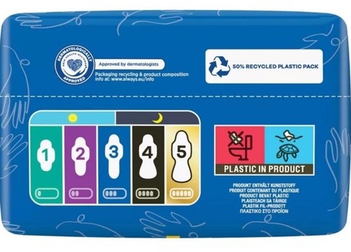 Always Ultra Size 3 Day And Night Pads With Wings Quattro Pack 40 Pads Total - Picture 3 of 5