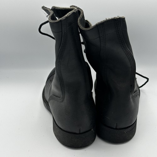 Vintage Bilt Rite Steel Toe Combat Boots Mens Size 6.5 R Black Leather ANSI 1983 - Picture 3 of 12