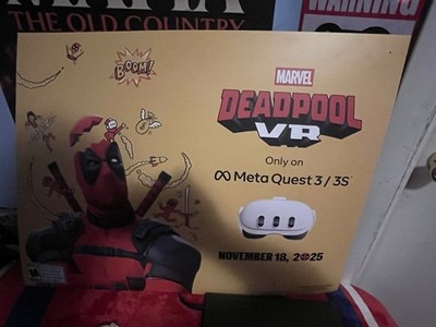 Gamestop Deadpool Poster