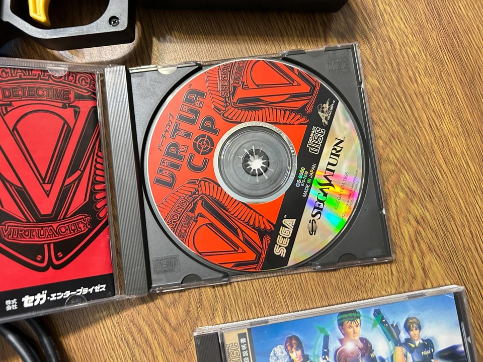 Sega Saturn Virtua Gun Controller HSS-0152 Yellow Start SS Virtua Cop 1 2 set - Image 2 of 4