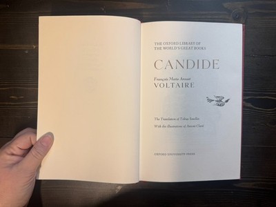 VINTAGE - Candide by Voltaire [HC,1981,Special Oxford Library Edition] 