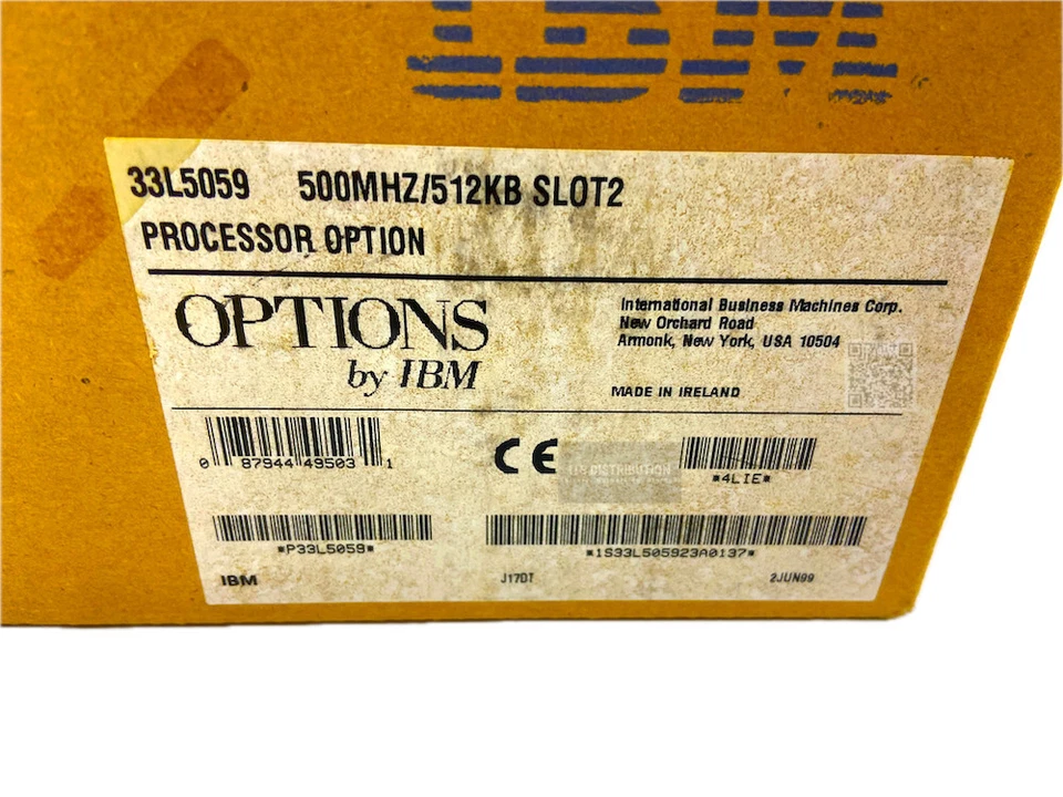 33L5059 I New Sealed IBM Intel Pentium III Xeon 500MHz CPU Upgrade - Image 2 of 4