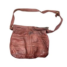 VICTORIA LEATHER CO. PURSE LARGE BLACK CROSS-BODY OR SHOULDER BAG MADE IN USA