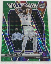 2020-21 Panini Mosaic ANTHONY DAVIS Will to Win Green Mosaic Prizm #20