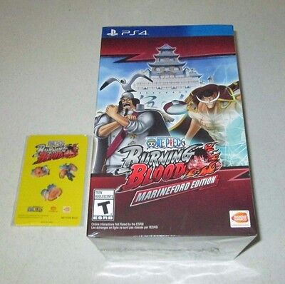 One Piece Burning Blood Marineford Edition Playstation 4 W Pin And Dlc 3813 5000 Ebay