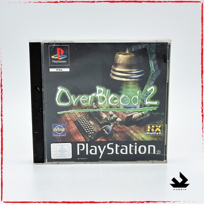 OVERBLOOD 2   FIRST PRINT COMPLETE   ITALIAN SONY PLAYSTATION 1 PS1 RARE