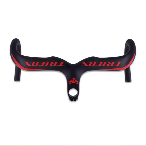Road Bike Handlebar Full Carbon Fiber 28.6mm Integrated Bicycle Handlebar Parts - Picture 15 of 30