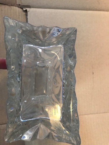 Rosenthal Studio-line Vase Glass Crystal Crumpled Bag Germany - Picture 8 of 9