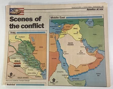 Macon Georgia Telegraph Newspaper Feb 23, 1991 Iraq War Desert Storm
