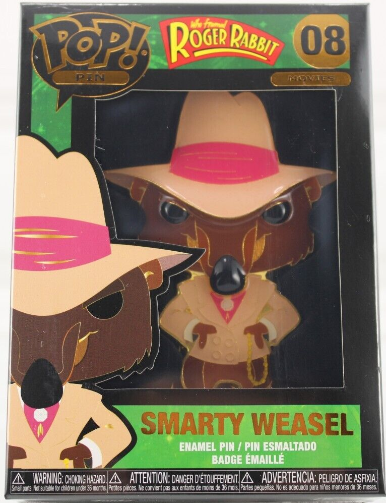 Funko Pop Pin Roger Rabbit Smarty Weasel Enamel Pin with Stand 2022