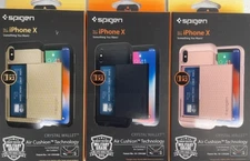 Spigen CRYSTAL WALLET Case for Apple iPhone X
