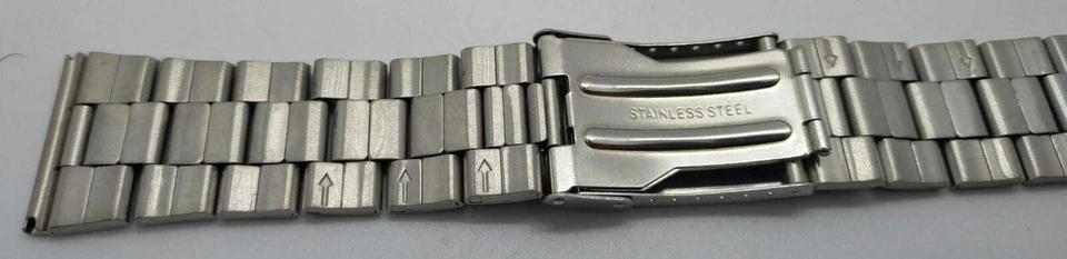 BRACCIALE INOX 100% BIG SIZE mm18-20-22-24-26-28-30 L.17,5cm FLIP-LOCK  - Immagine 2 di 4