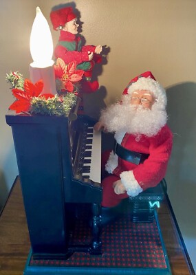 Vintage Sing Along with Santa Piano Cassette Player with Animated