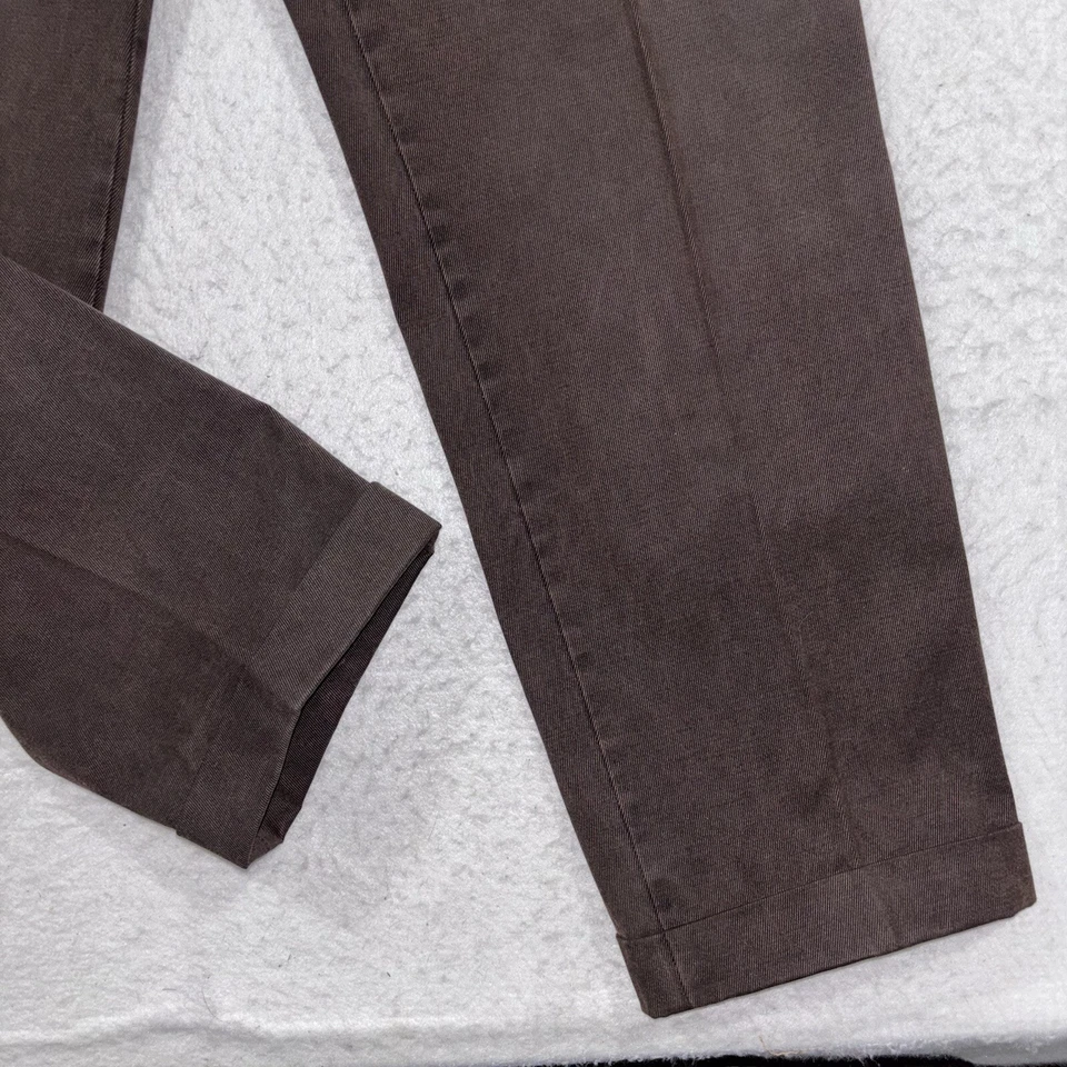 Hiltl Ultimate Trousers Pants Brown Triple Yarn ZE500 Stretch Mens Size 36 x 32 - Image 4 of 4