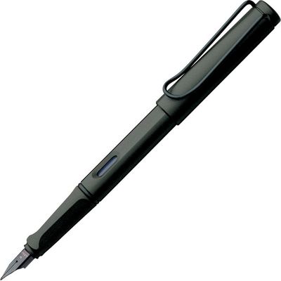 Lamy Safari Fountain Pen  Charcoal Left Handed New In Box 017LH