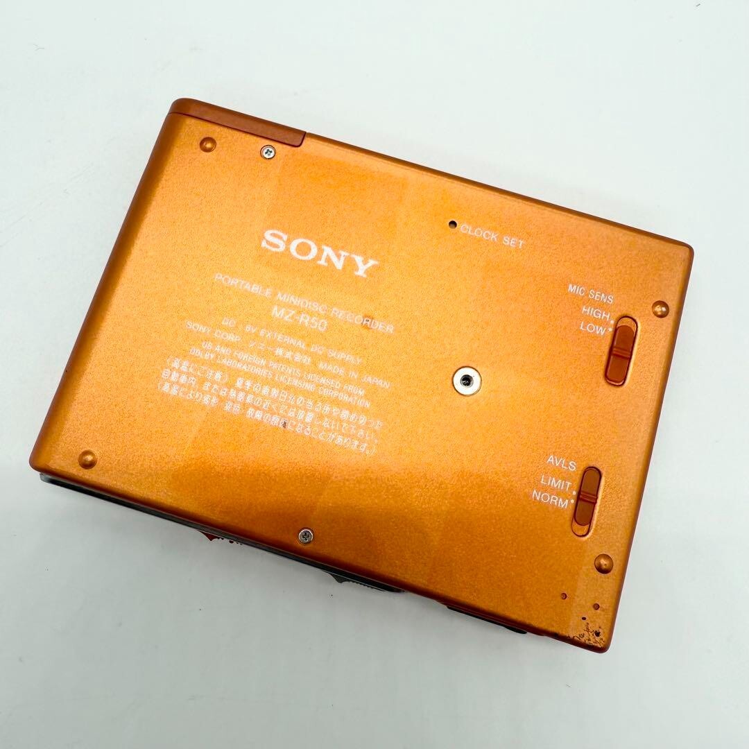 【希少】SONY WALKMAN MDプレイヤー MZ-R50 オレンジ SONY Walkman MZ-R50 MD player Recorder Orange Good GP | eBay