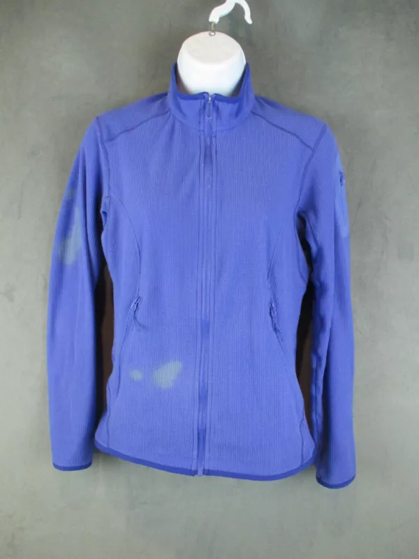 arcteryx long sleeve full zip pockers flaw base-layer