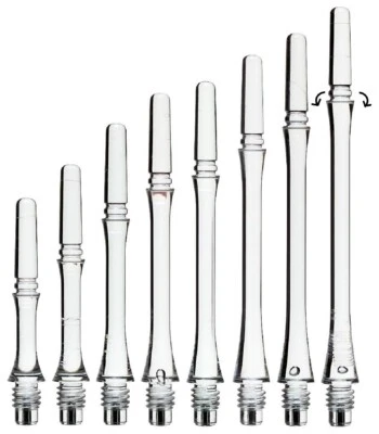 Cosmo Darts Fit Shafts Gear Slim Spinning Transparent