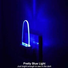 4 Pack Night Light Lamp with Dusk to Dawn Sensor, Plug In, Blue Led Night Light