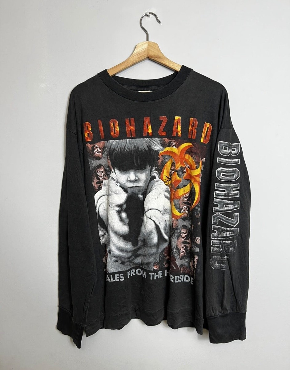 90s BIOHAZARD State of the World Tour Vintage Hardcore Tee 90s BIOHAZARD State of the World Tour Vintage Hardcore Tee