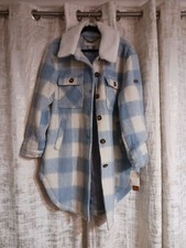 Koolaburra: Light Blue Flannel, Faux Fur, Xl, New With Tags