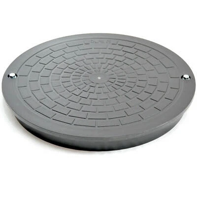 DN315 Kunststoff Schachtabdeckung Kanaldeckel Schachtdeckel f. KG Rohr rund A15