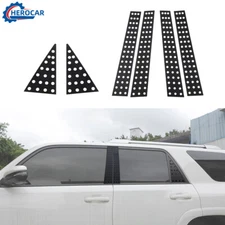 6X Door Pillar Post Decor Side Window Glass Panel Decor Trim For 4runner 2010-24