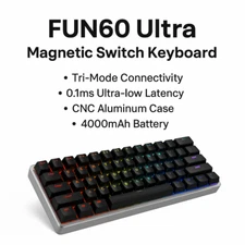 Akko MonsGeek FUN60 Ultra 60% Magnetic Gaming Keyboard 0.01mm RT 8K Polling Rate