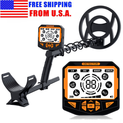 28''-49'' Metal Detector for Adults with LCD Display IP68 Waterproof Search Coil