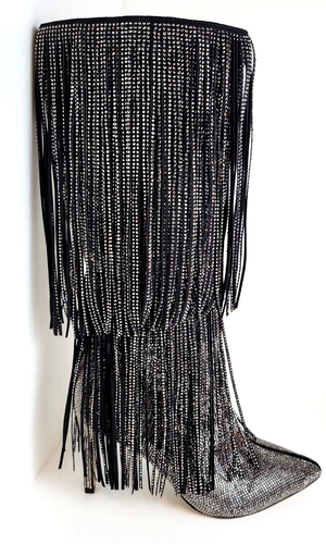 Women's INC ISHANI Tall Black Knee High 
