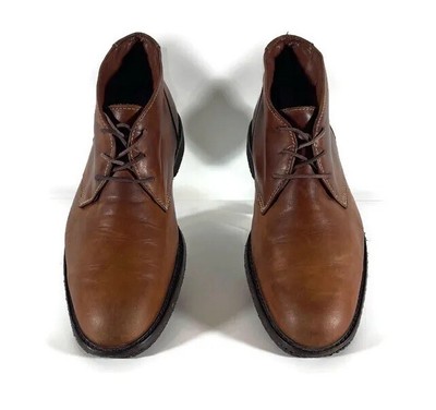 Johnston‎ & Murphy 25-2022 Copeland Brown Leather Chukka Ankle Boots Men\'s 9 M Johnston & Murphy Mens 9 1/2 M Copeland Brown Leather Chukka  main image 2