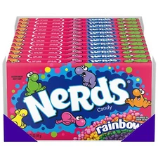 	Nerds Candy Rainbow 5 Ounce Movie Theater Candy Box 5 Ounce Pack of 12	